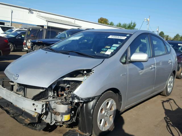 JTDKB20U683383941 - 2008 TOYOTA PRIUS SILVER photo 2