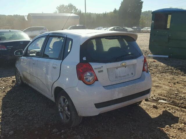 KL1TD6DE0BB255000 - 2011 CHEVROLET AVEO LS 白色 照片 3