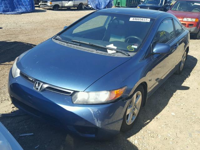 2HGFG12818H517671 - 2008 HONDA CIVIC BLUE photo 2