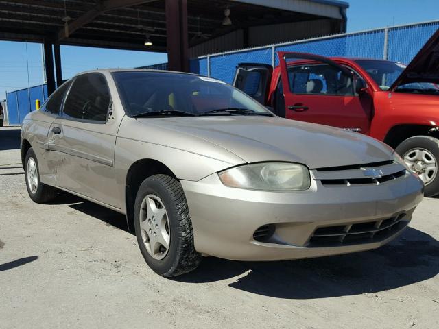 1G1JC12FX47296492 - 2004 CHEVROLET CAVALIER BEIGE photo 1