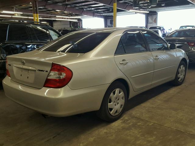 4T1BE32K54U912286 - 2004 TOYOTA CAMRY SILVER photo 4