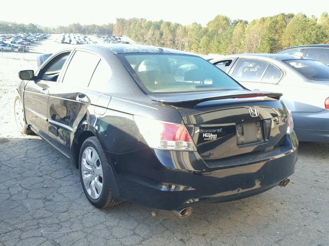 5KBCP3F81AB004649 - 2010 HONDA ACCORD EXL BLACK photo 3