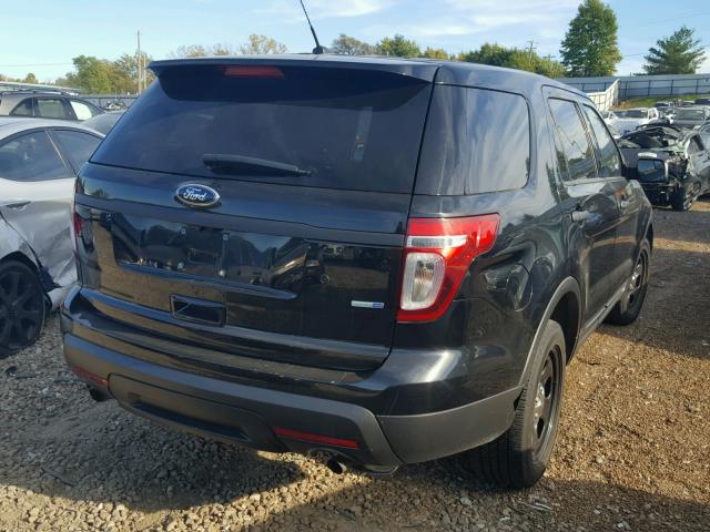 1FM5K8AR5EGB02318 - 2014 FORD EXPLORER P BLACK photo 4