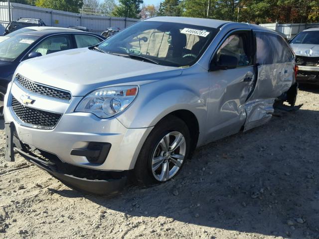 2GNFLCEK5C6377777 - 2012 CHEVROLET EQUINOX LS SILVER photo 2