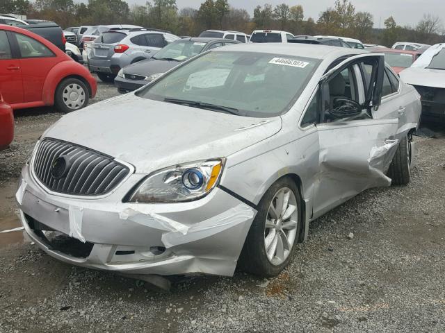 1G4PP5SK9F4110368 - 2015 BUICK VERANO SILVER photo 2