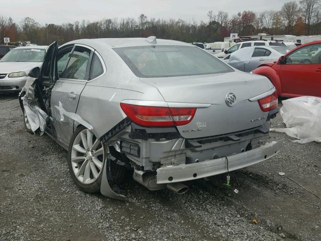 1G4PP5SK9F4110368 - 2015 BUICK VERANO SILVER photo 3