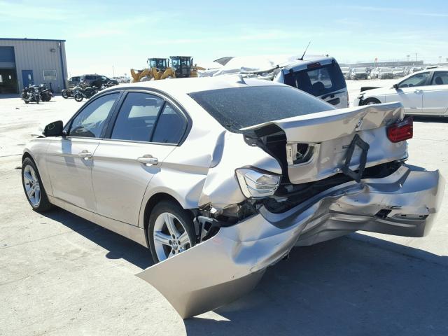 WBA3A5C55DF600575 - 2013 BMW 328 I BEIGE photo 3