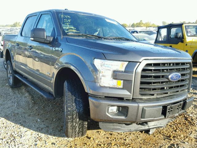 1FTEW1EG6FKE07365 - 2015 FORD F150 SUPER CHARCOAL photo 1