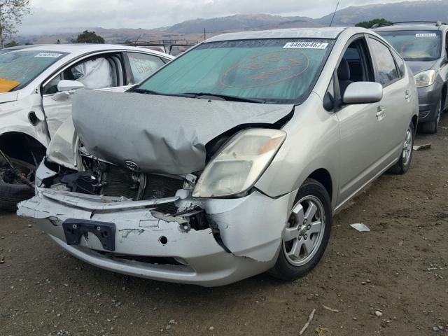 JTDKB20U540023765 - 2004 TOYOTA PRIUS SILVER photo 2