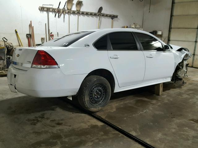 2G1WA5EK1A1111492 - 2010 CHEVROLET IMPALA LS WHITE photo 4