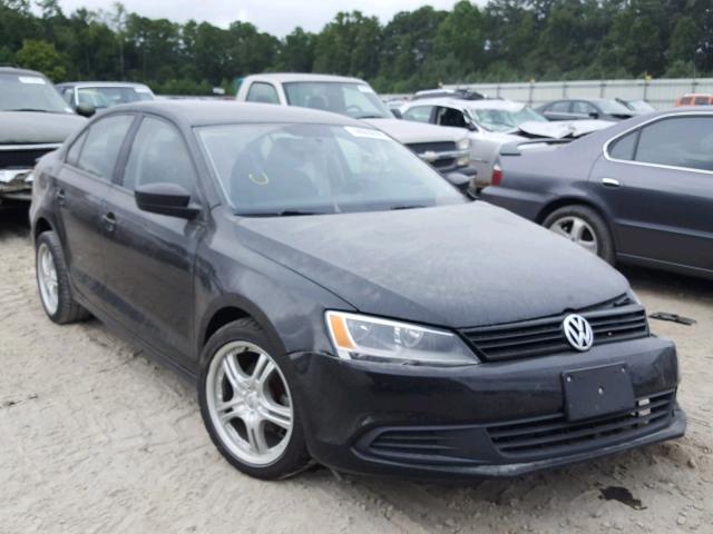 3VW2K7AJ1BM300615 - 2011 VOLKSWAGEN JETTA BASE 黑色 照片 1