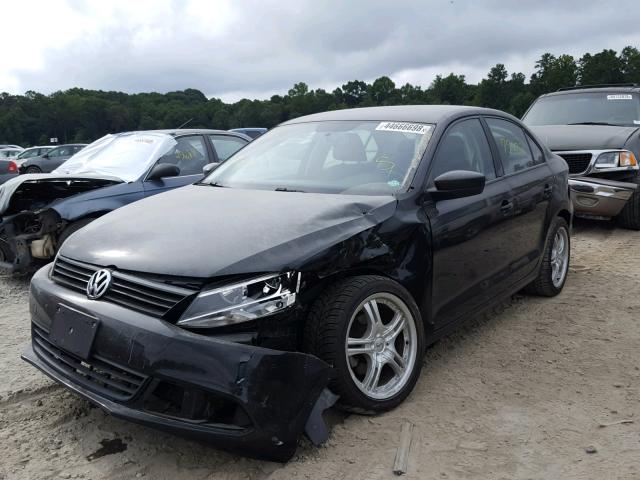 3VW2K7AJ1BM300615 - 2011 VOLKSWAGEN JETTA BASE 黑色 照片 2