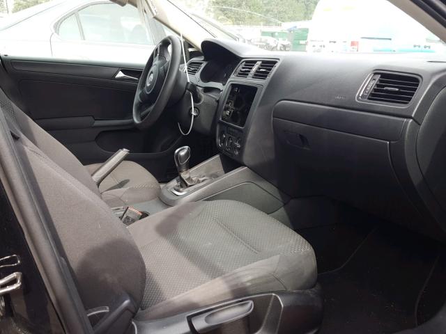 3VW2K7AJ1BM300615 - 2011 VOLKSWAGEN JETTA BASE 黑色 照片 5