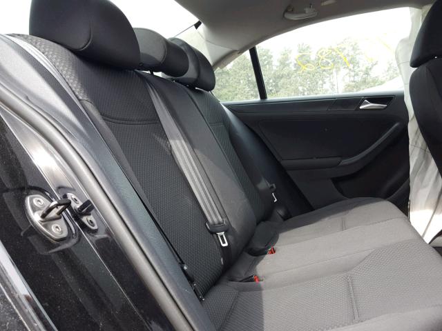 3VW2K7AJ1BM300615 - 2011 VOLKSWAGEN JETTA BASE 黑色 照片 6