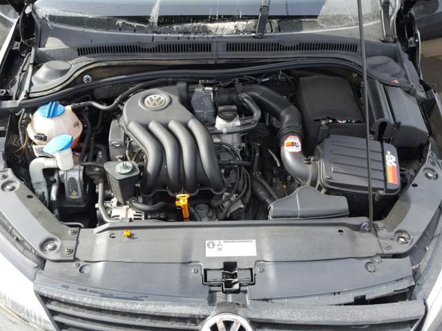 3VW2K7AJ1BM300615 - 2011 VOLKSWAGEN JETTA BASE 黑色 照片 7