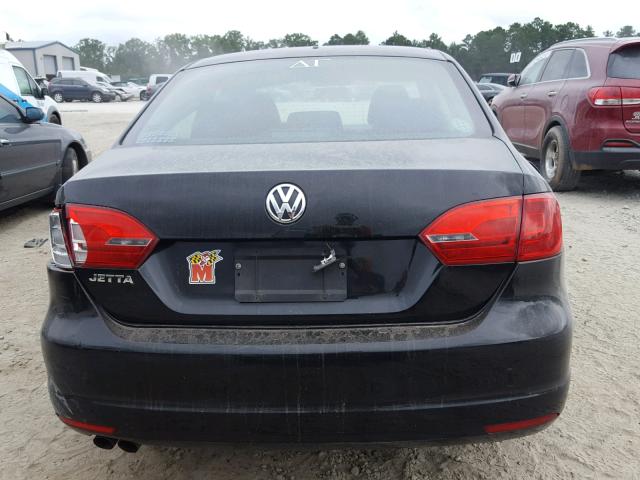3VW2K7AJ1BM300615 - 2011 VOLKSWAGEN JETTA BASE 黑色 照片 9