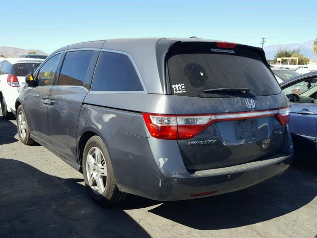 5FNRL5H9XBB035552 - 2011 HONDA ODYSSEY GRAY photo 3