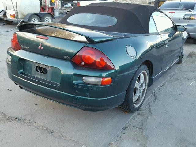 4A3AE85H01E211686 - 2001 MITSUBISHI ECLIPSE GREEN photo 4