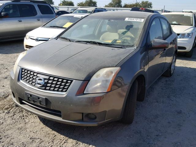 3N1AB61E27L702168 - 2007 NISSAN SENTRA 2.0 GRAY photo 2