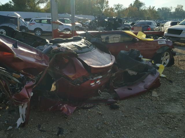 2G1FB1EV6A9197125 - 2010 CHEVROLET CAMARO LT MAROON photo 10