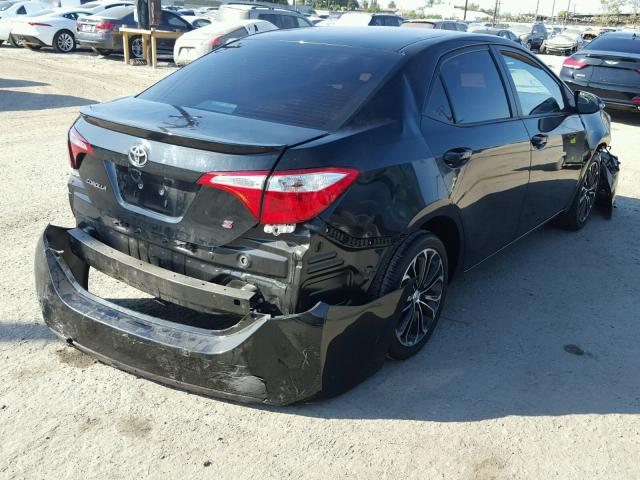 5YFBURHE4GP384480 - 2016 TOYOTA COROLLA L BLACK photo 4