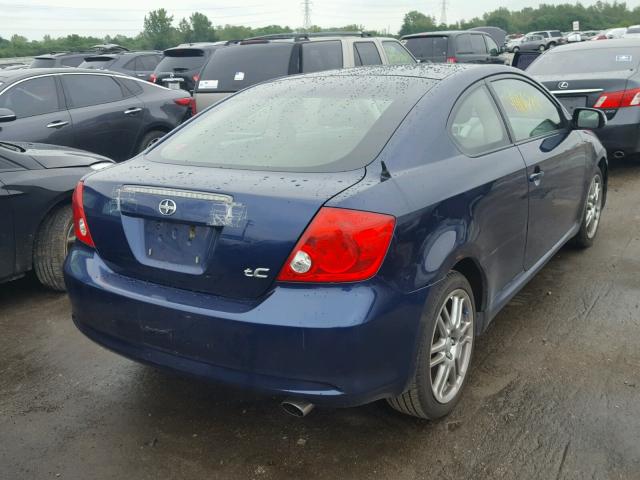 JTKDE177150001654 - 2005 TOYOTA SCION TC 蓝色 照片 4