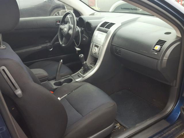 JTKDE177150001654 - 2005 TOYOTA SCION TC 蓝色 照片 5