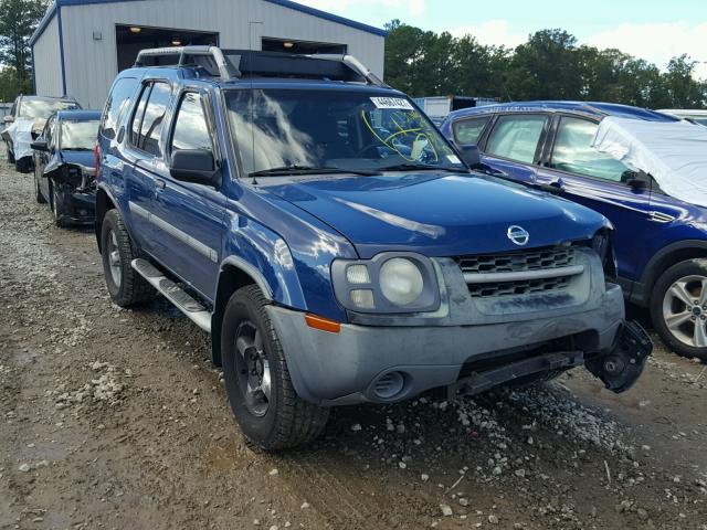 5N1ED28T42C522695 - 2002 NISSAN XTERRA XE BLUE photo 1