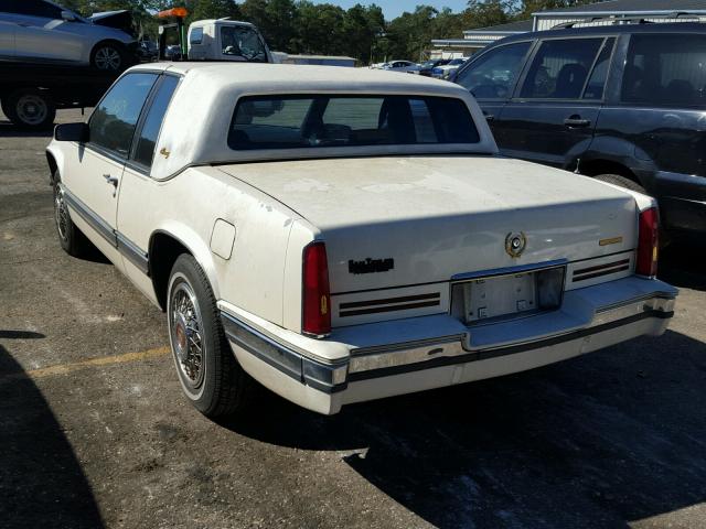 1G6EL13B1MU613942 - 1991 CADILLAC ELDORADO WHITE photo 3