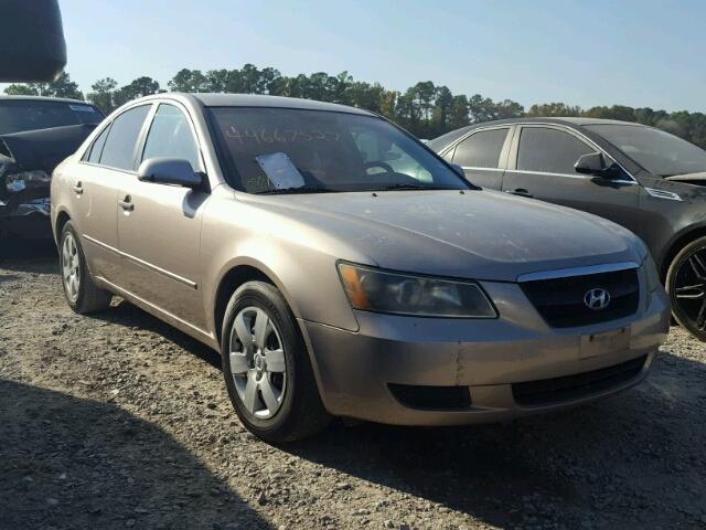 5NPET46C27H230190 - 2007 HYUNDAI SONATA CREAM photo 1