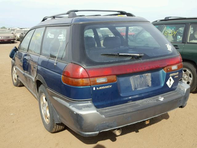 4S3BG6851W7607032 - 1998 SUBARU LEGACY 30T GREEN photo 3