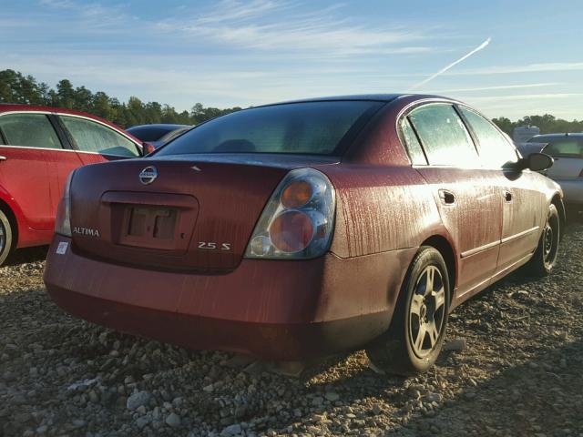 1N4AL11D24C168087 - 2004 NISSAN ALTIMA BAS RED photo 4