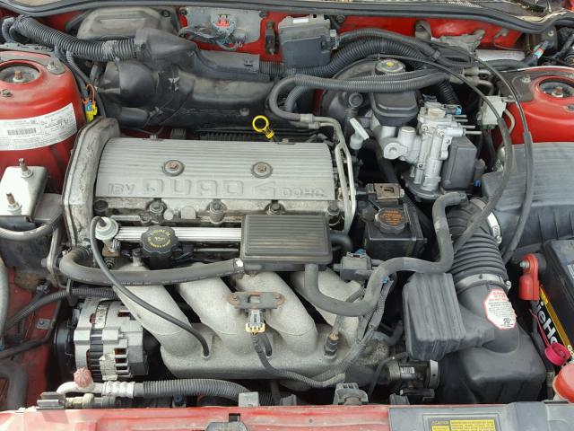 1G2NW15D7SC749650 - 1995 PONTIAC GRAND AM G RED photo 7