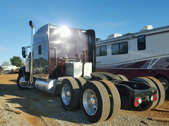 1NPXGGGG80D320318 - 2015 PETERBILT 389 PURPLE photo 3