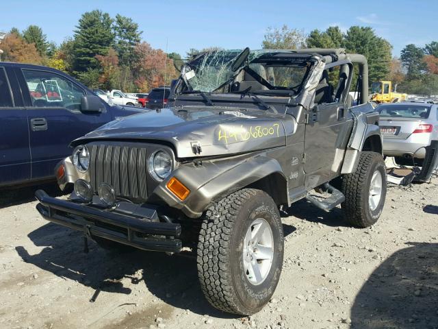 1J4FA59SX3P311384 - 2003 JEEP WRANGLER / BROWN photo 2