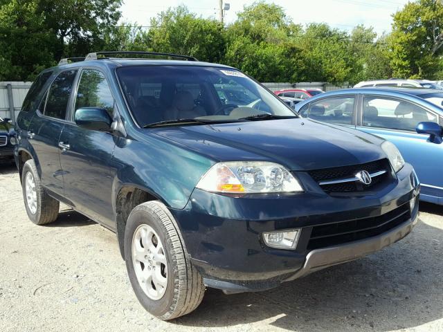 2HNYD18851H520080 - 2001 ACURA MDX TOURIN GREEN photo 1