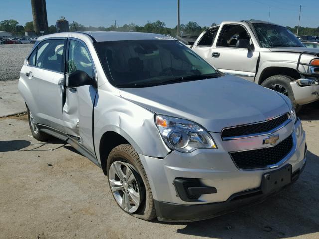 2GNALAEK3F6123794 - 2015 CHEVROLET EQUINOX LS SILVER photo 1