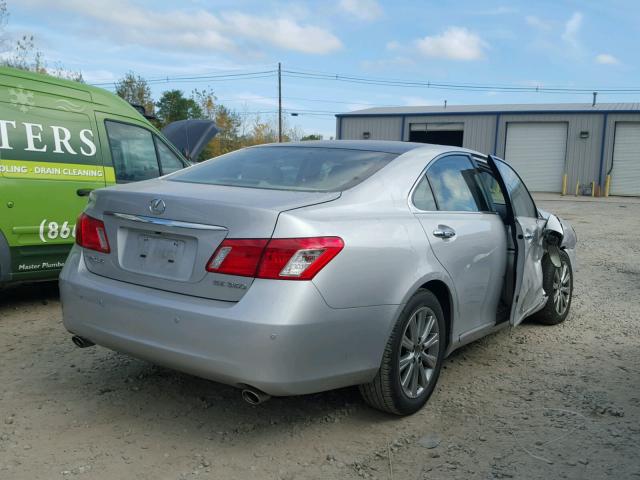 JTHBJ46G882261344 - 2008 LEXUS ES SILVER photo 4