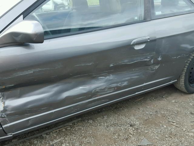 1HGEM22075L049447 - 2005 HONDA CIVIC EX 银色 照片 10