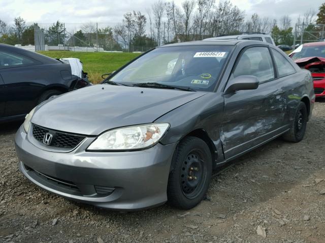 1HGEM22075L049447 - 2005 HONDA CIVIC EX 银色 照片 2