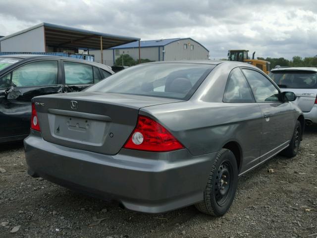 1HGEM22075L049447 - 2005 HONDA CIVIC EX SILVER photo 4