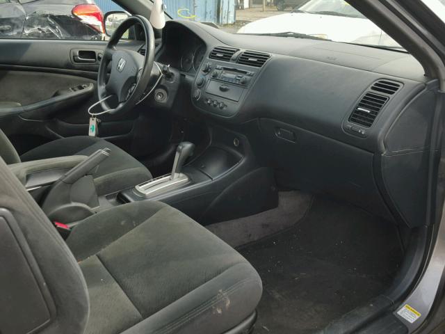 1HGEM22075L049447 - 2005 HONDA CIVIC EX 银色 照片 5