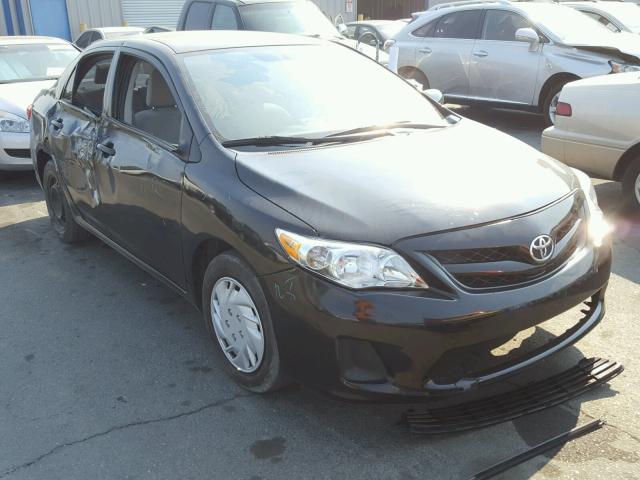 5YFBU4EE5CP039153 - 2012 TOYOTA COROLLA BA BLACK photo 1