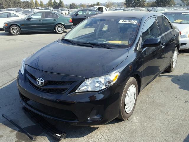 5YFBU4EE5CP039153 - 2012 TOYOTA COROLLA BA BLACK photo 2