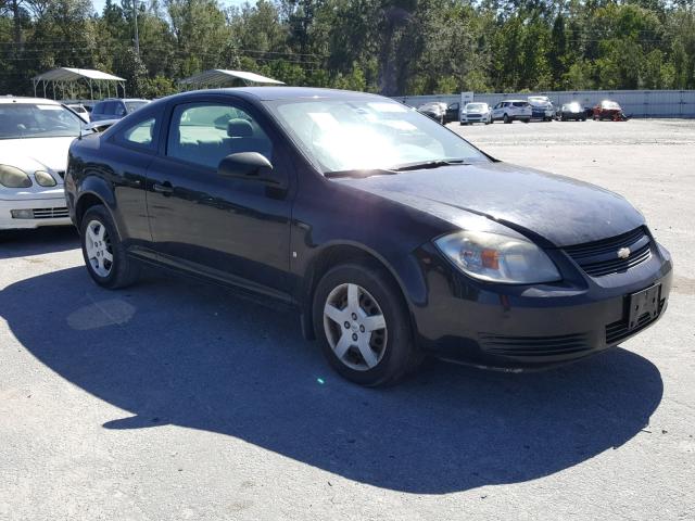 1G1AK18F587320908 - 2008 CHEVROLET COBALT LS BLACK photo 1