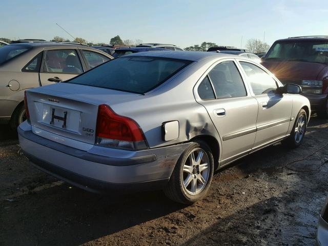 YV1RS58D622197912 - 2002 VOLVO S60 SILVER photo 4