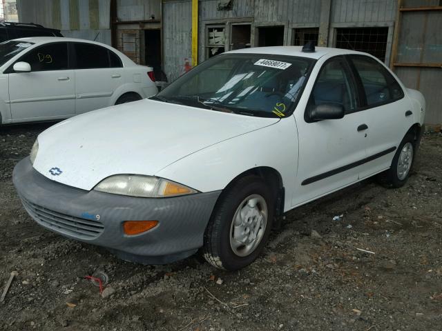 1G1JC5244T7245932 - 1996 CHEVROLET CAVALIER WHITE photo 2