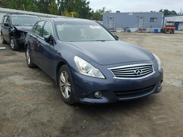 JN1CV6AP8BM500774 - 2011 INFINITI G37 BLUE photo 1