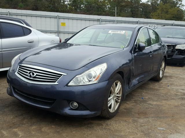 JN1CV6AP8BM500774 - 2011 INFINITI G37 BLUE photo 2