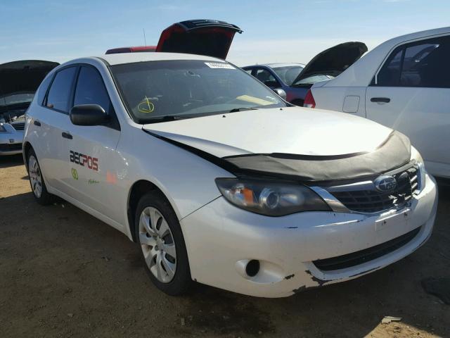 JF1GH61688H815403 - 2008 SUBARU IMPREZA WHITE photo 1